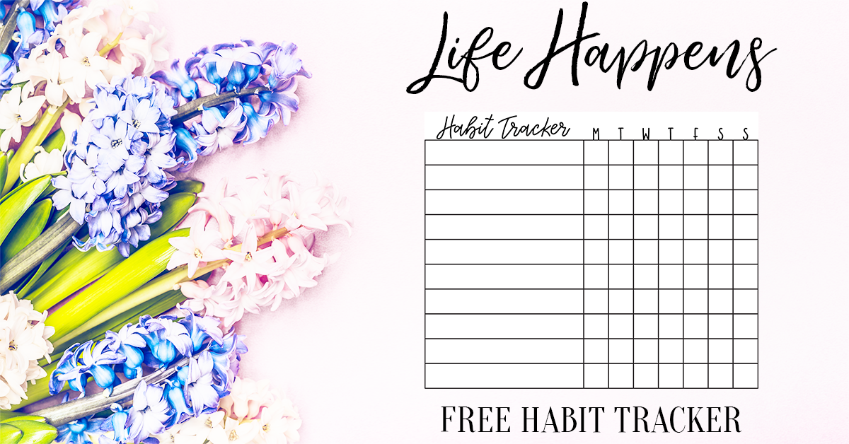 Weekly Habit Tracker Planner Stickers Graphic by Happy Printables
